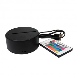 Base Led RGB Touch/Control Remoto USB de Carga