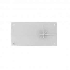Reloj de Vidrio Rectangular para Sublimación