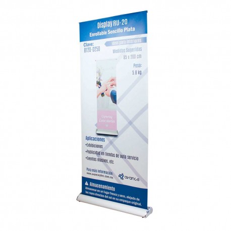 Display Enrollable Sencillo para Publicidad Modelo RU20-1