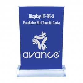 Display Publicitario Enrollable Mini para Publicidad en Interior Modelo RU30