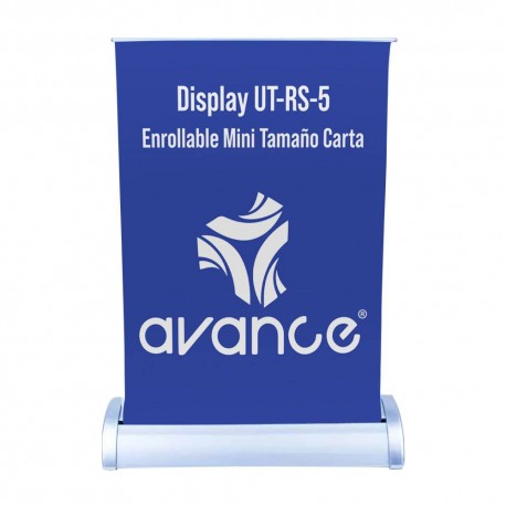 Display Publicitario Enrollable Mini para Publicidad en Interior Modelo RU30
