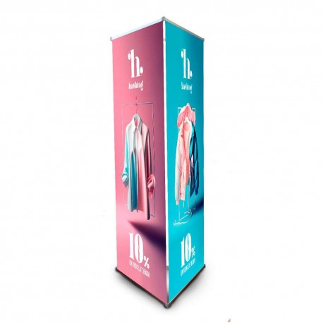 Display para Publicidad Triple Cara Tipo Triangular Modelo 1522
